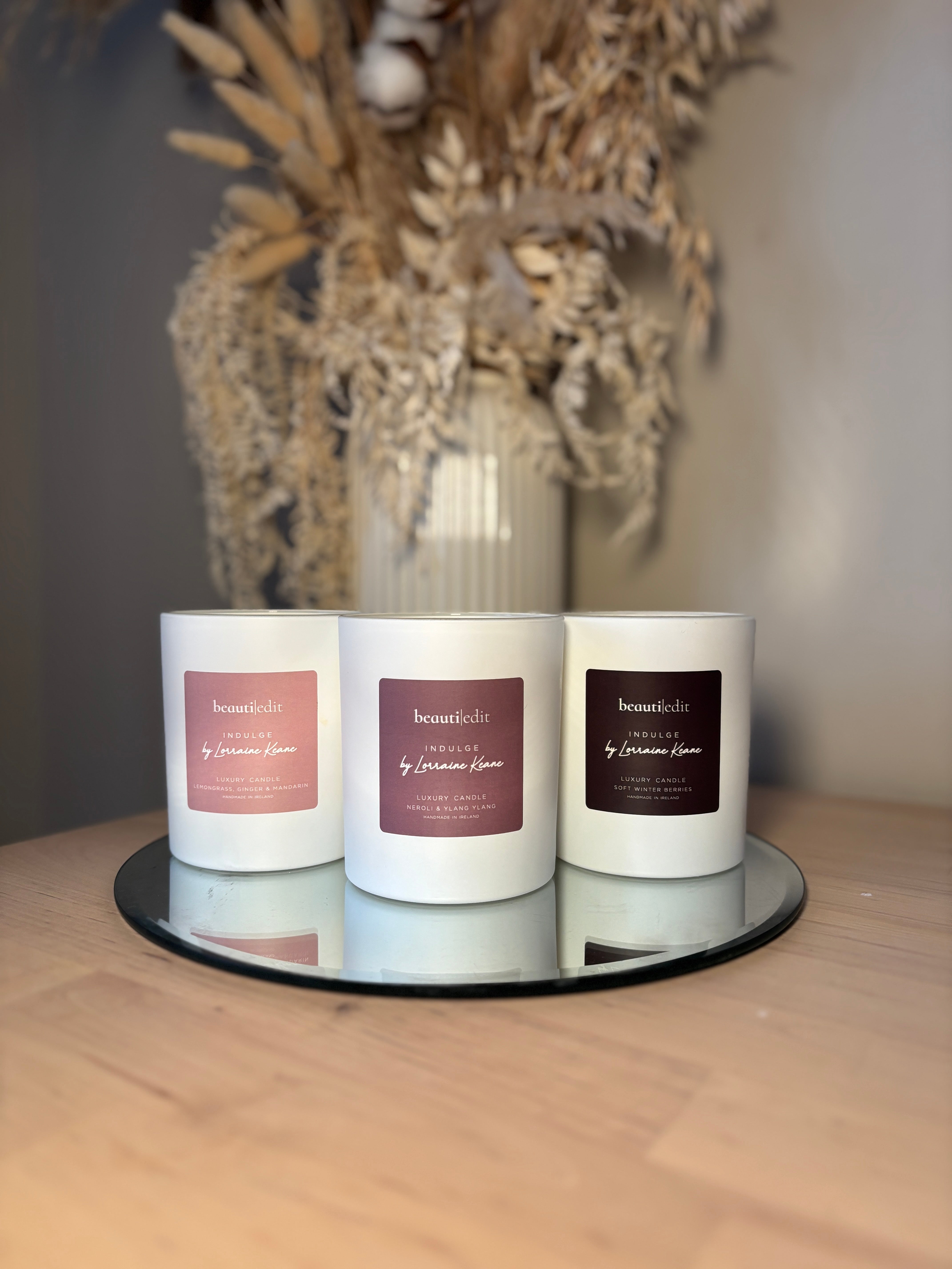 Indulge by Lorraine Keane Candle Trio – Luxury Candle Set